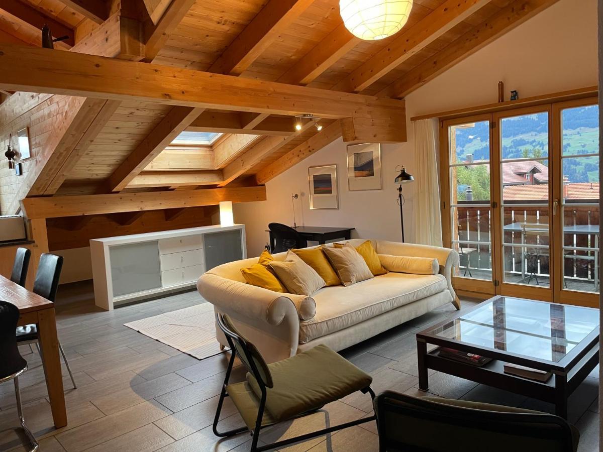 Attic In The Alps Leilighet Luzein Eksteriør bilde