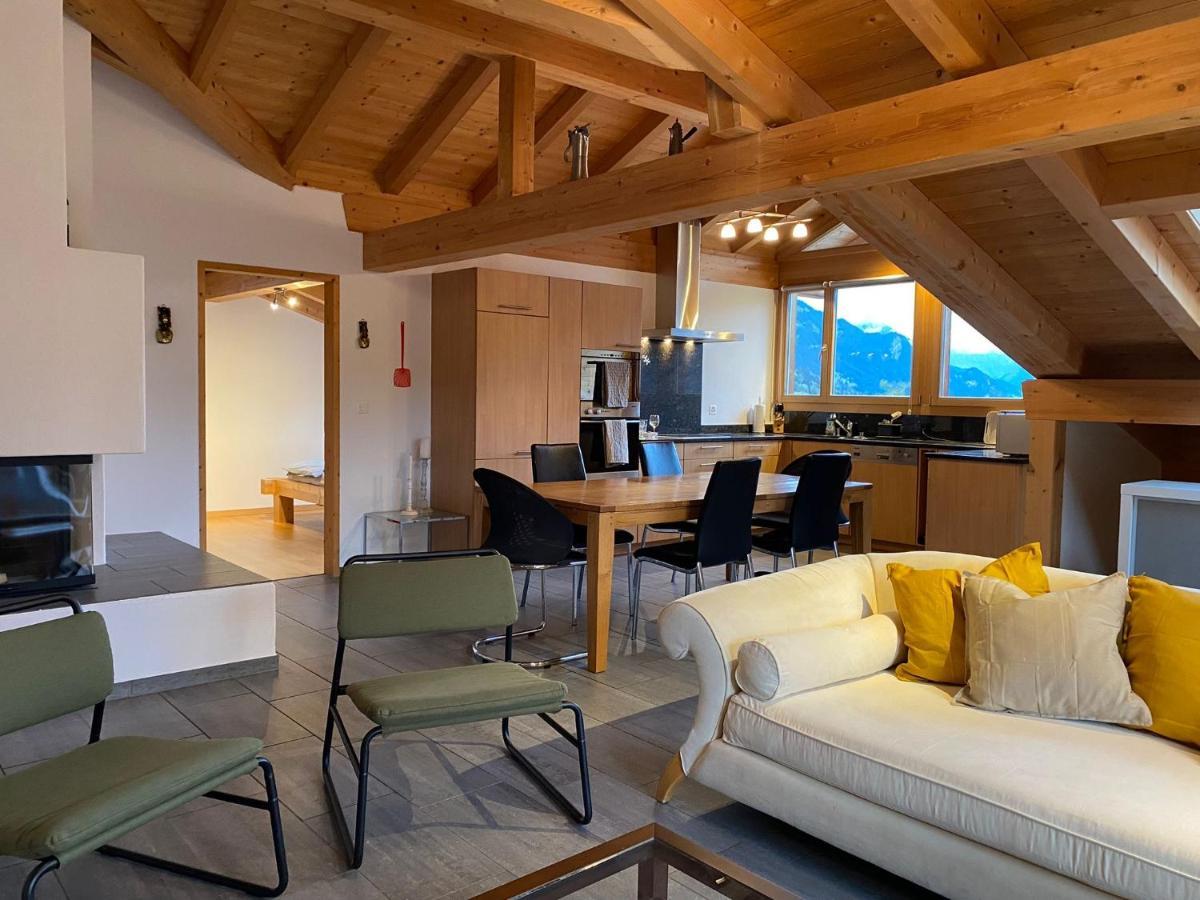 Attic In The Alps Leilighet Luzein Eksteriør bilde